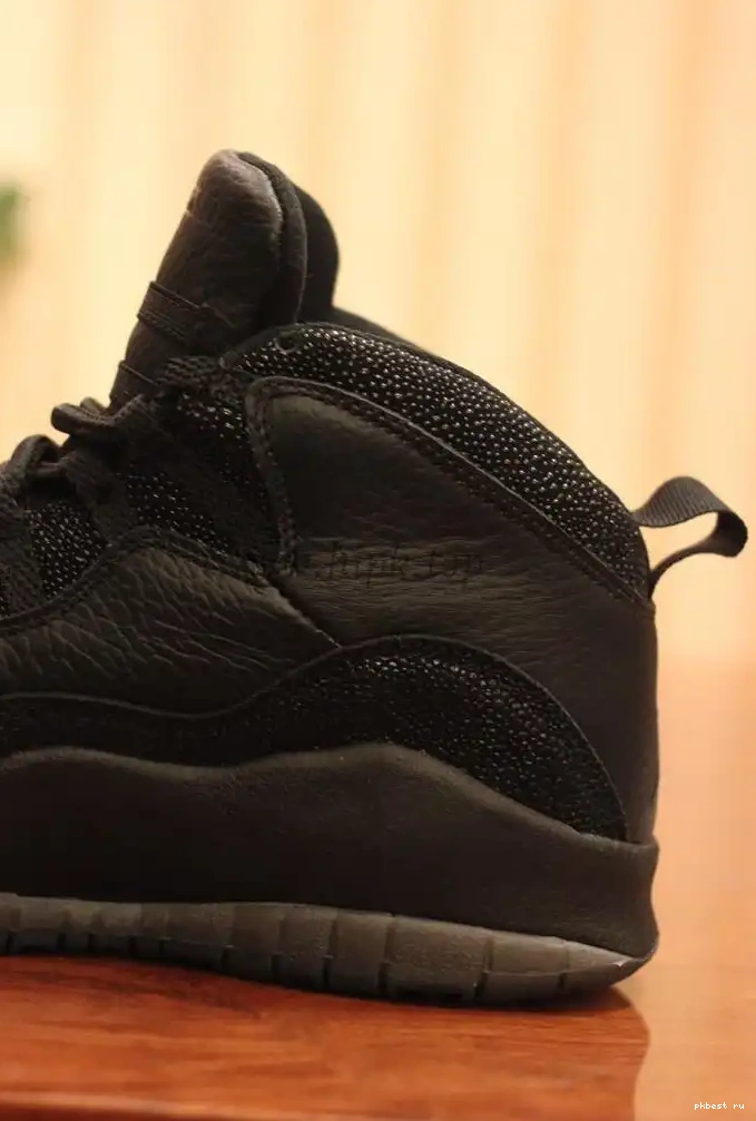black best Air Jordan X Authentic version Ovo 0601